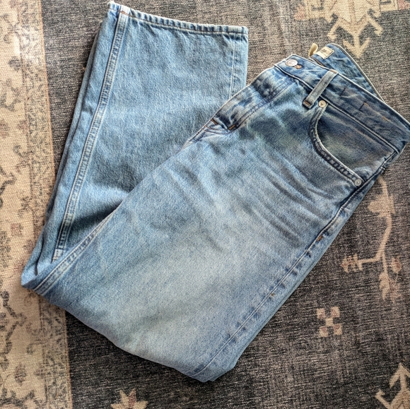Madewell Denim - Madewell Darted Barrel Leg Jeans